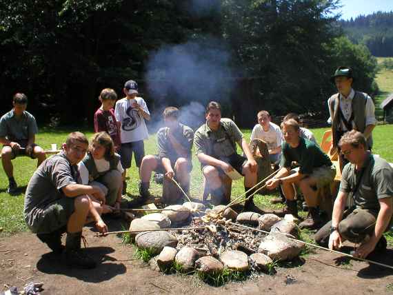 Ein Grillen nach der Waldführung